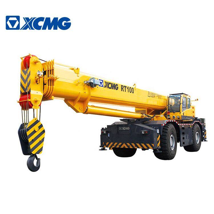 XCMG Official 100 Ton Rough Terrain Hydraulic Crane RT100 New Off Road Mobile Rough Terrain Cranes